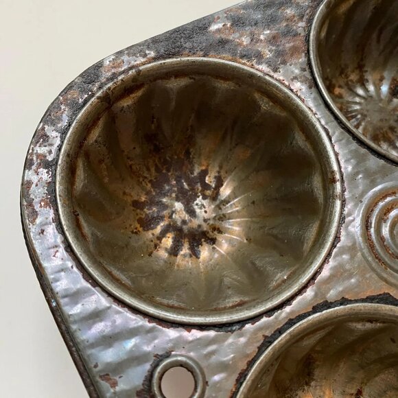 Vintage GSW Baking Tray Mold Tin for Cakes Cookies Kitchen Cookware Collectible - Picture 4 of 7